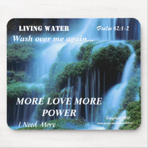 Lebendes Wasser Mousepad. Mousepad