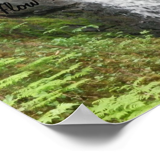 Lebendes Wasser Poster (Ecke)