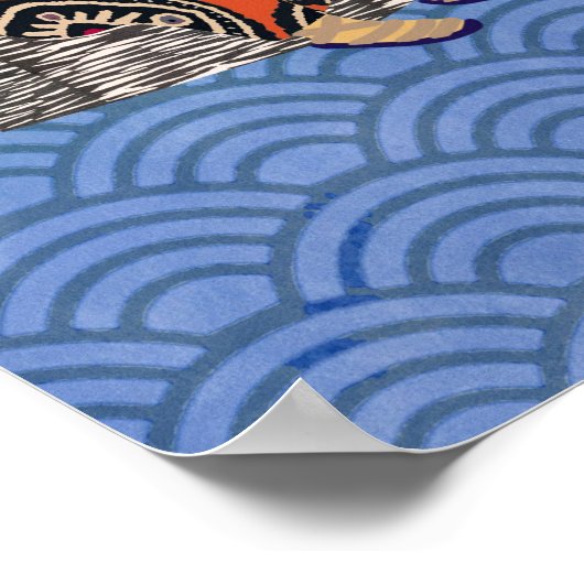 Lebendes Wasser Poster (Ecke)