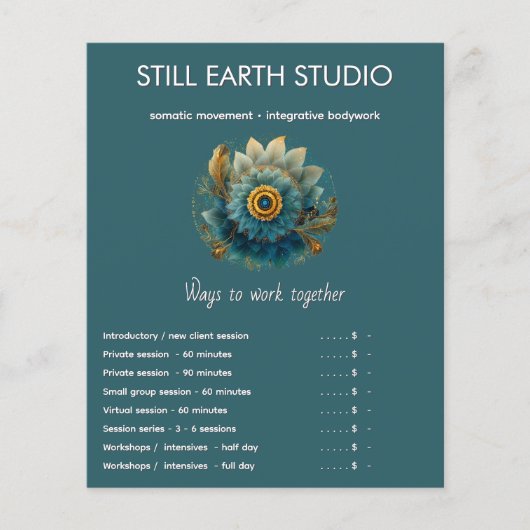 Lebendfeld | Mandala Flyer (Vorne)