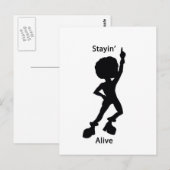 lebendig bleibe postkarte (Vorne/Hinten)