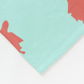 Lebendig Bunt Moderne Farbspritzer Fleece-Decke Fleecedecke (Ecke)