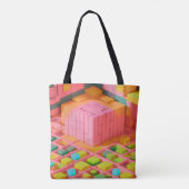 Lebendig Bunte Süße Tasche (Rückseite)