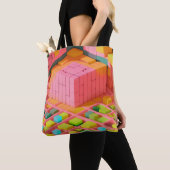 Lebendig Bunte Süße Tasche (Von Nahem)