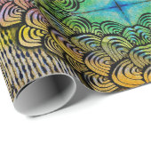 Lebendig Geschenkpapier (Rolleneckpunkt)