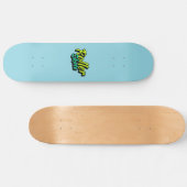 Lebendig Helles Fettschrift Roller Skateboard (Horizontal)