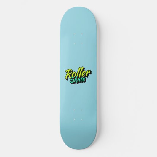 Lebendig Helles Fettschrift Roller Skateboard (Vorderseite)