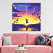 Lebendig Leinwanddruck (Insitu (Wohnzimmer))