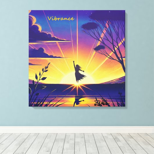 Lebendig Leinwanddruck (Insitu (Holzboden))