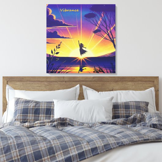 Lebendig Leinwanddruck (Insitu (Schlafzimmer))