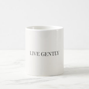 Lebendig Minimalistische Tasse – Sanfte Ästhetik-Z