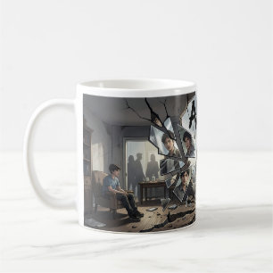 Lebendig nach dem Sturm Emotional widerstandsfähig Kaffeetasse
