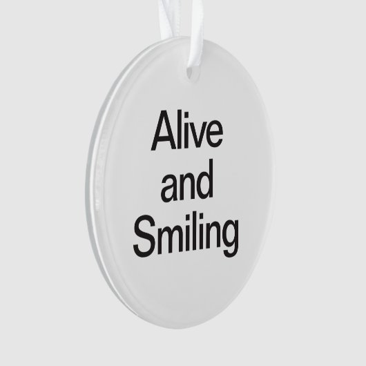 lebendig und lächelnd ornament (Vorderseite)