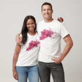 Lebendige ABSTRACTE BLUMEN-Kunstkomposition T-Shirt (Unisex)