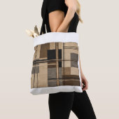 Lebendige abstrakte Farbsplash-Tragetasche Tasche (Von Nahem)
