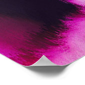 Lebendige abstrakte Glitch-Wandkunst Poster (Ecke)