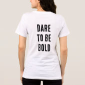 Lebendige abstrakte Kunstwerke Tri-Blend Shirt (Rückseite)