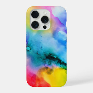 Lebendige abstrakte mehrfarbige moderne Kunst-Hand iPhone 15 Pro Hülle