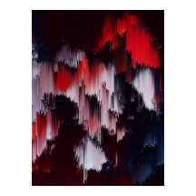 Lebendige abstrakte Muster-Wandkunst