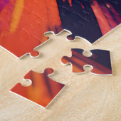 Lebendige abstrakte Pinselstriche Farbexplosion Puzzle (Seite)
