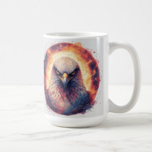 Lebendige Adler-Kunst Kaffeetasse