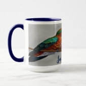 Lebendige Allen-Kolibri-Malerei Tasse (Links)