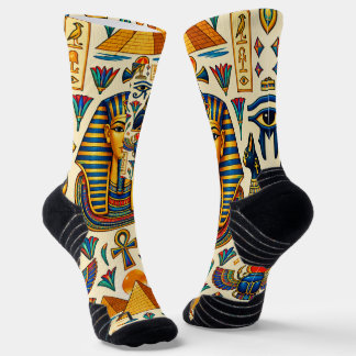 Lebendige Altägyptische Pharaonen Skarabäen Falken Socken