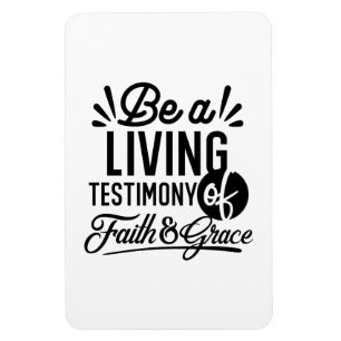 Lebendige Bibelzitat-Christen-Motivation Magnet