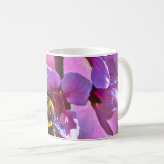 Lebendige Biene Kaffeetasse (VorderseiteRechts)