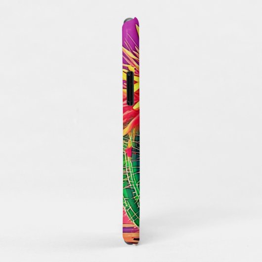 Lebendige blühende Kakteen Case-Mate iPhone Hülle (Hinten/Rechts)