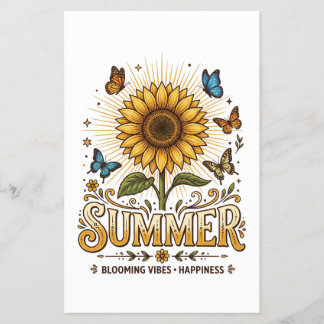 Lebendige blühende Sommer-Sonnenblume mit Schmette Flyer