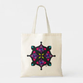 Lebendige Blume Budget-Tasche Tragetasche (Rückseite)