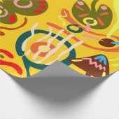 lebendige Blume Geschenkpapier (Ecke)