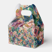 Lebendige Blumen-Geschenkbox Geschenkschachtel (Rückseite)