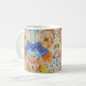 Lebendige Blumengefäß-Tasse Kaffeetasse (Vorderseite Links)
