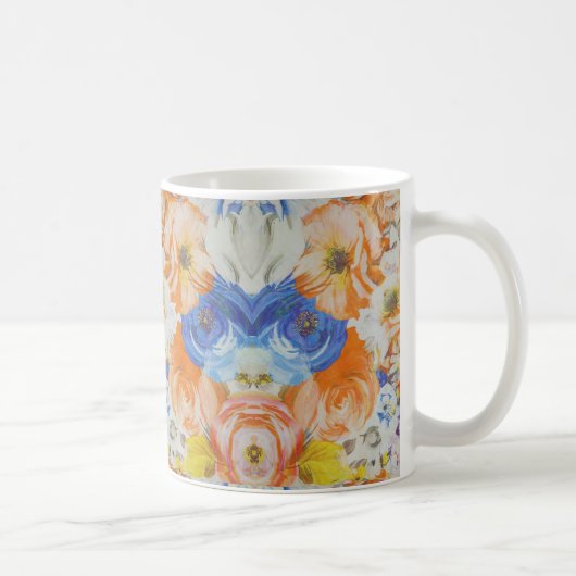 Lebendige Blumengefäß-Tasse Kaffeetasse (Rechts)