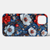 Lebendige Blumenkunst Case-Mate iPhone Hülle (Rückseite (Horizontal))