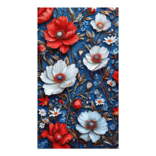 Lebendige Blumenkunst Fotodruck