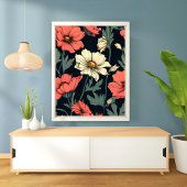 Lebendige Blumenträume: Ein Band der Blüten Fotodruck