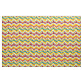 Lebendige Boho-Zickzackmuster Stoff (Fat Quarter (45,7 x 55,9 cm))