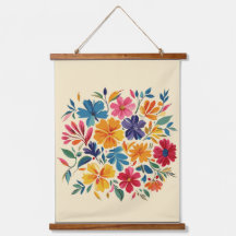 Lebendige botanische Blüte: Florale Tapete