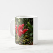 Lebendige botanische Ingwerblüten-Kaffeetasse Kaffeetasse (Vorderseite Links)