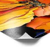 Lebendige Bouquet: Nahe Farbenfeier Fotodruck (Ecke)