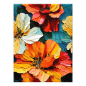 Lebendige Bouquet: Nahe Farbenfeier Fotodruck (Vorne)