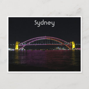 lebendige Brücke aus Sydney Postkarte