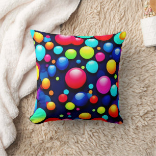 Lebendige Bubble-Pop-Art Kissen
