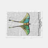Lebendige Butterfly Fleecedecke (Vorderseite (Horizontal))