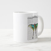 Lebendige Butterfly Jumbo-Tasse (Vorderseite Rechts)
