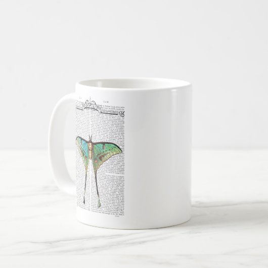 Lebendige Butterfly Kaffeetasse (Vorderseite Links)