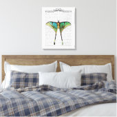 Lebendige Butterfly Leinwanddruck (Insitu (Schlafzimmer))